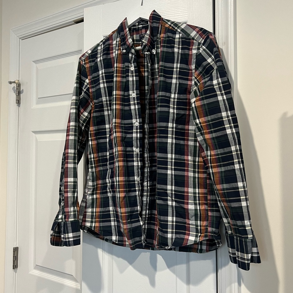 J Crew Factory Slim Untucked Casual Shirt